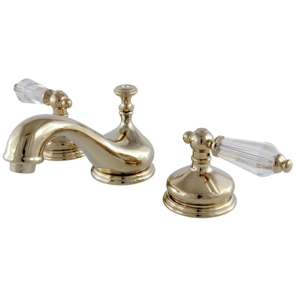 KS1162WLL 8" Widespread Bathroom Faucet, Polished Brass